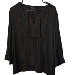 Cotton On Small Olive Green Boho Top Women's